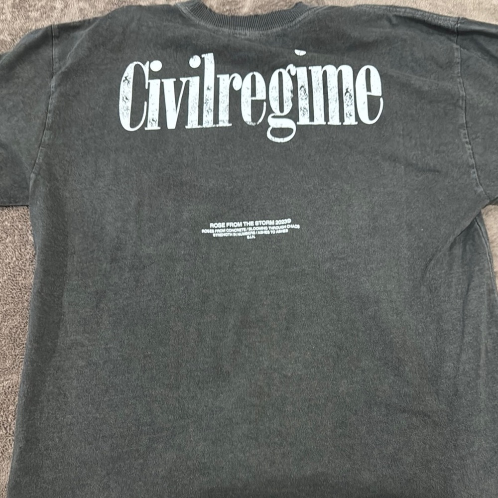 Grey Short Sleeve Crew Neck Tee